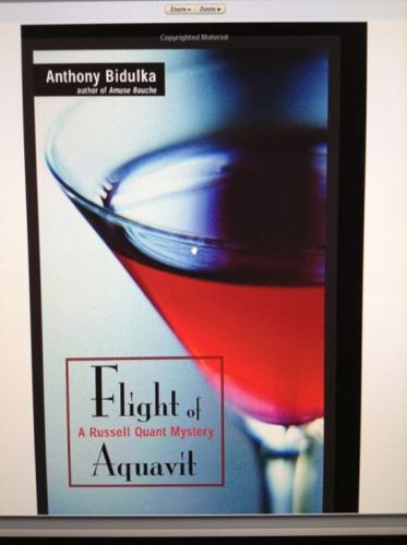 Flight of Aquavit: a Russell Quant Mystery by Anthony Bidulka