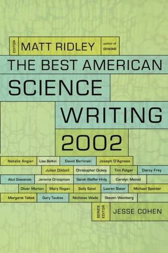 The Best American Science Writing 2002 by Matt Ridley
