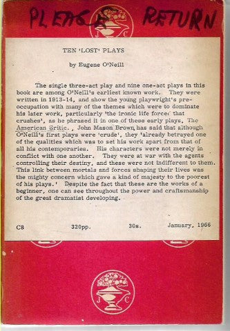 Ten 'Lost' Plays by Eugene O'Neill