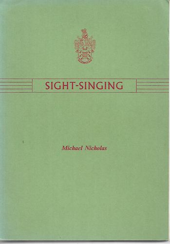Sight-Singing by Michael Nicholas