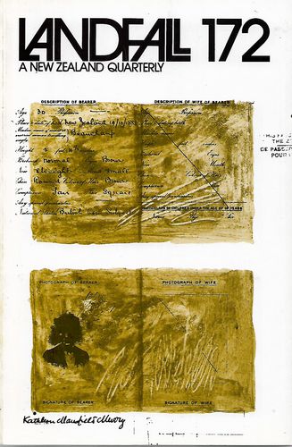 Landfall 172: a New Zealand Quarterly December 1989