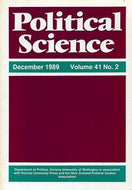 Political Science - Volume 41, Number 2, December 1989 by Geoffrey Debnam and John Morrow