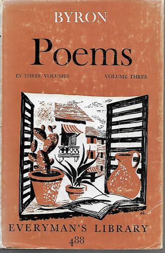 Byron's Poems Volume Three by Lord Byron