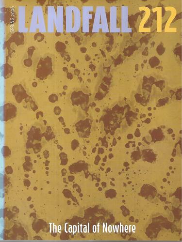 Landfall 212: A New Zealand Quarterly - Spring 2006