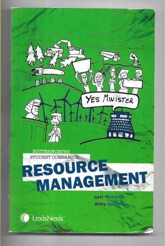 Resource Management (Butterworths Student Companion) by Abby Suszko and Ceri Warnock