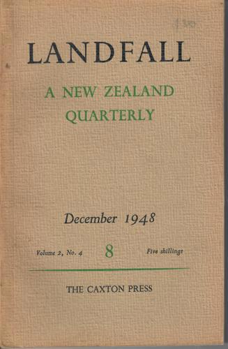 Landfall 8: A New Zealand Quarterly Vol 2, No 4 (1948) by Charles Brasch