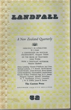 Landfall 52: A New Zealand Quarterly Vol 13, No 4 (1959) by Charles Brasch