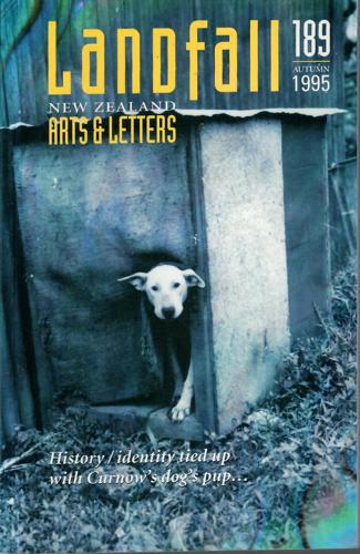 Landfall 189: New Zealand Arts And Letters Vol 3, No 1 (1995) by Chris Price