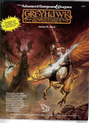 Advanced Dungeons & Dragons: Greyhawk Adventures by James M. Ward