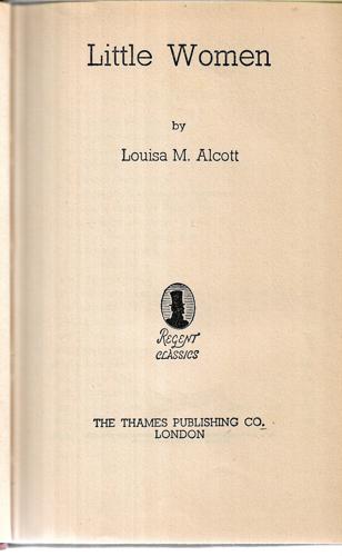 Little Women by Louisa May Alcott