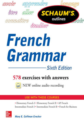 Schaum's Outline Of French Grammar by Crocker, Mary