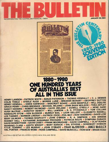 The Bulletin, Incorporating the Australian Financial Times - Centenary Edition - Jan 1980