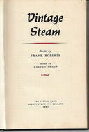 Vintage Steam by Frank Roberts