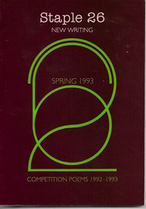 Staple 26 New Writing Competition Poems 1992-1993 Spring 1993 by Donald Measham and Bob Windsor