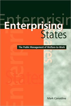 Enterprising States: The Public Management of Welfare-to-Work by Mark Considine