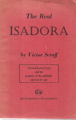 The Real Isadora by Victor Ilyitch Seroff