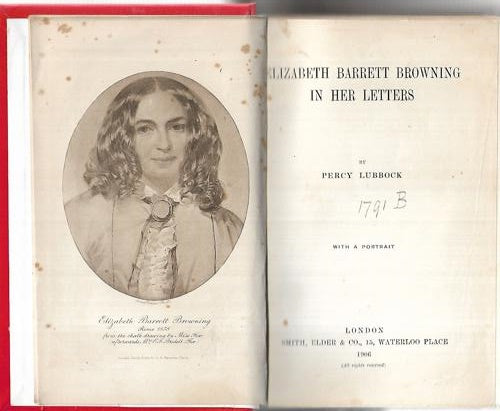 Elizabeth Barrett Browning in Her Letters by Percy Lubbock