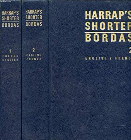 Harrap's New Shorter French And English Dictionary by John Edmond Mansion