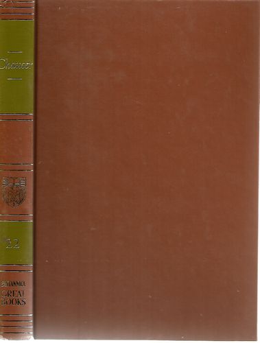 Troilus And Cressida; the Canterbury Tales - Volume 22 of the Great Books of the Western World Series by Geoffrey Chaucer