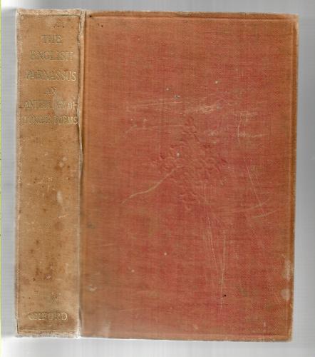 The English Parnassus: An Anthology of Longer Poems by W. Macneile Dixton and H. J. C. Grierson