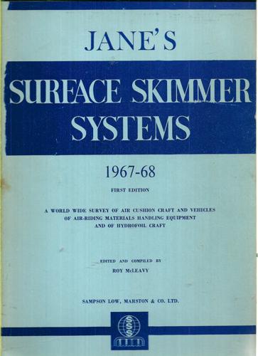 Jane's Surface Skimmer Systems, 1967-68 by Roy Mcleavy