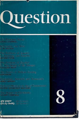 Question 8 - September 1974 by Hector Hawton