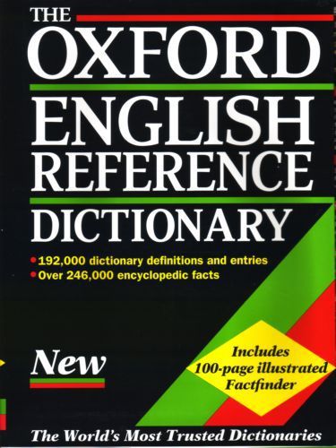 The Oxford English Reference Dictionary by Pearsall Judy