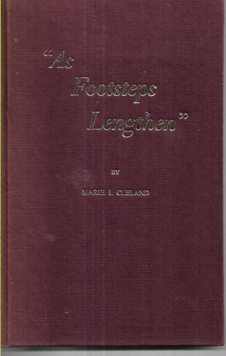 As Footsteps Lengthen - Verse by Marie I. Cleland