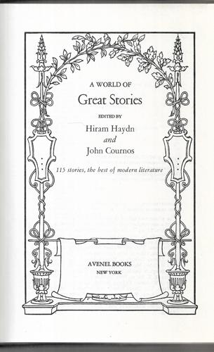 A World of Great Stories by John Cournos and Hiram Haydn