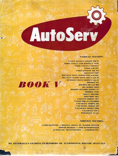 Autoserv Book V: Workshop Manual