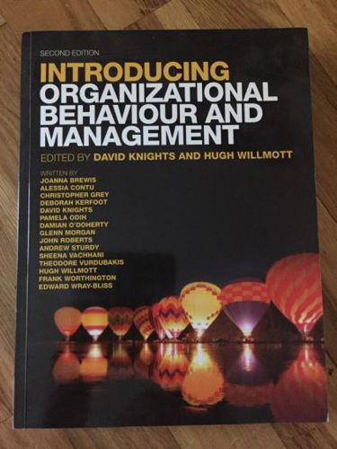 Introducing Organizational Behaviour And Management - Second Edition by David Knights
