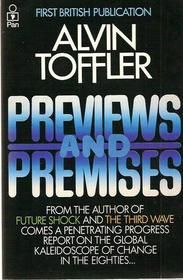 Previews & Premises by Alvin Toffler