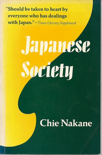 Japanese Society by Chie Nakane