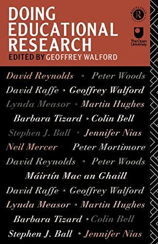 Doing Educational Research by Geoffrey Walford
