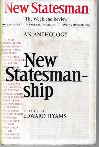 New Statesman: An Anthology by Edward Hyams