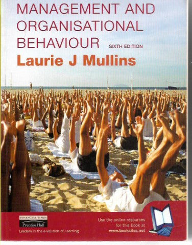 Management And Organisational Behaviour by Laurie J. Mullins