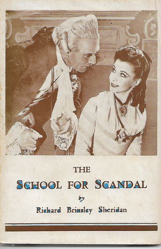 The School for Scandal by Richard Brinsley Sheridan