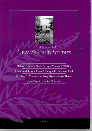 Journal of New Zealand studies 2009