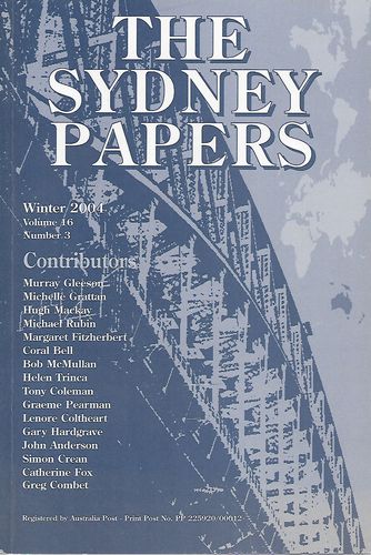 The Sydney Papers Winter 2004