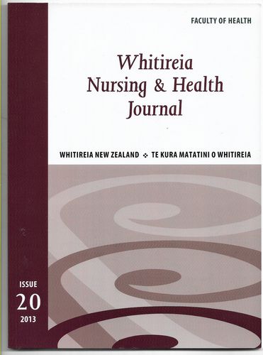 Whitireia Nursing & Health Journal Issue 20 by Whitireia New Zealand