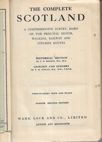 The Complete Scotland (Ward Lock Red Guide Series) by Reginald J.W. Hammond