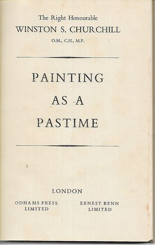 Painting As a Pastime by Winston Churchill