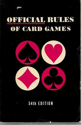 The Official Rules of Card Games by Albert H. Morehead