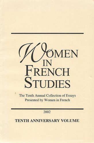 Women in French Studies 2002 (in French and English) by Frederique Chevillot