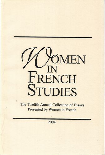 Women in French Studies 2004 (in French and English) by Frederique Chevillot