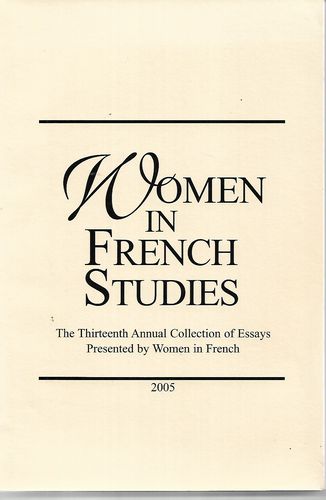 Women in French Studies 2005 (in French and English) by Frederique Chevillot