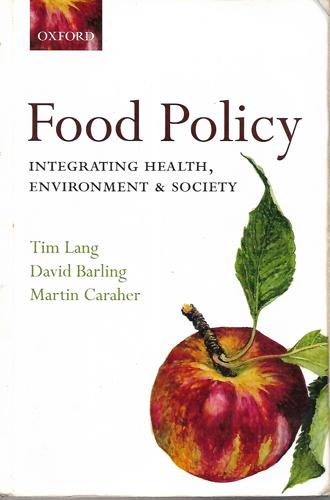 Food Policy by David Barling and Martin Caraher and Tim Lang