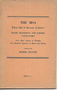 The Moa - When did it become Extinct? by Herries Beattie
