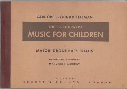 Music for Children. II, Major: Drone Bass - Triads by Carl Orff