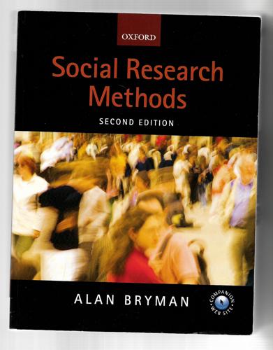 Social Research Methods (Second Edition) by Alan Bryman